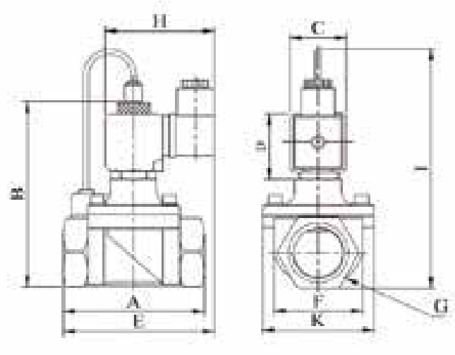 Solenoid Valf S1014 Serisi Ölçü