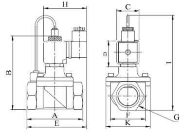 Solenoid Valf S1075 Serisi Ölçü