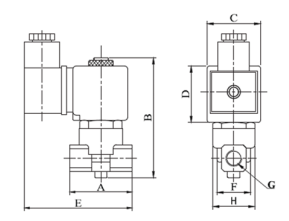 Buhar Solenoid Valf S2010 Serisi Ölçü