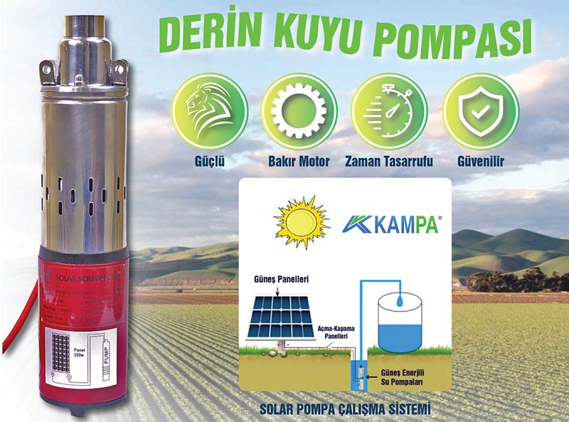 24 volt Solar Pompa