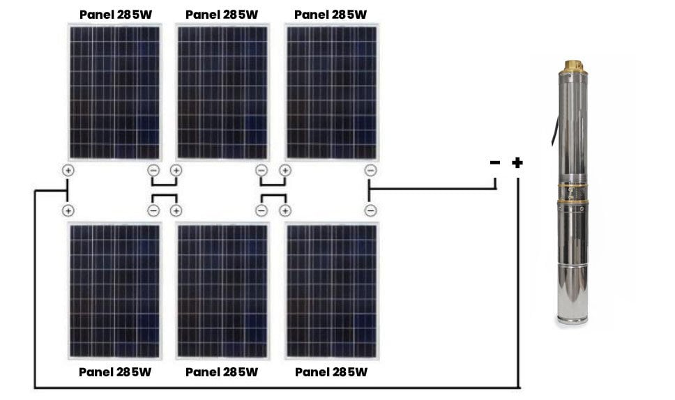 108 Volt 1200 Watt Solar DC Dalgıç Pompa